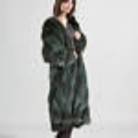 Greece origin green dyed fox coat - Picture 8 of 11